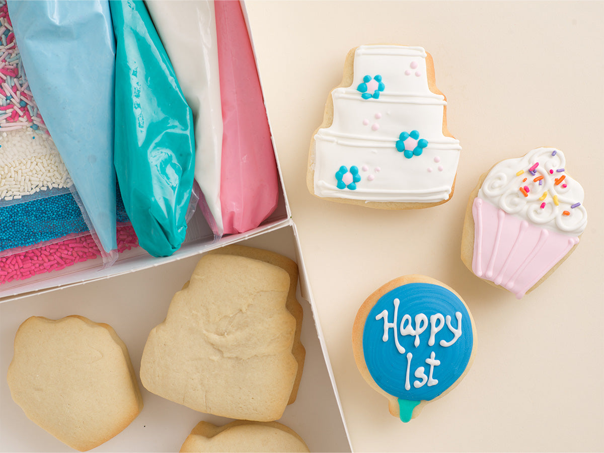 DIY Cookie Decorating Kit | Birthday Cookie Shots