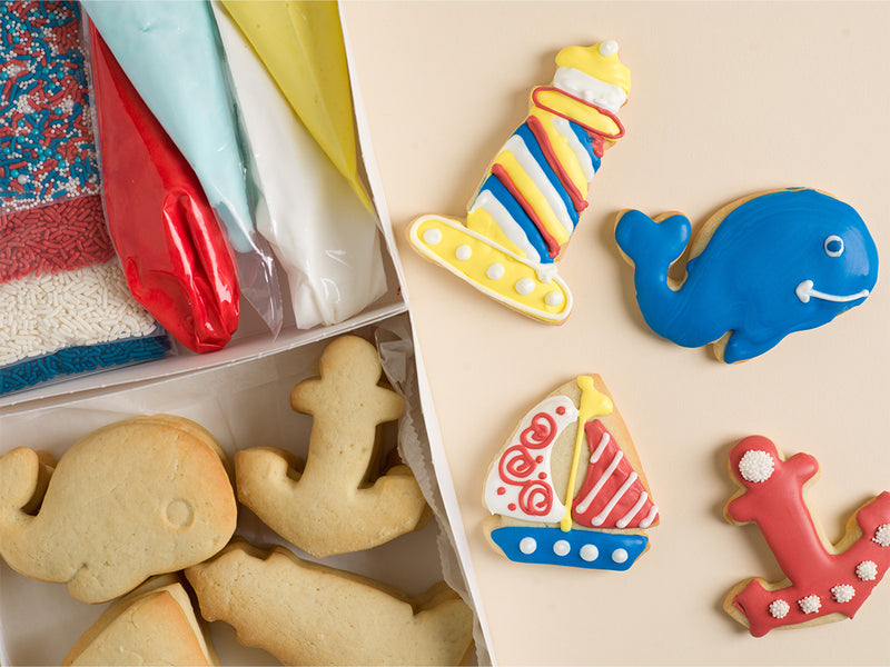 Let's Go Sailing Deluxe Cookies To Decorate Kit