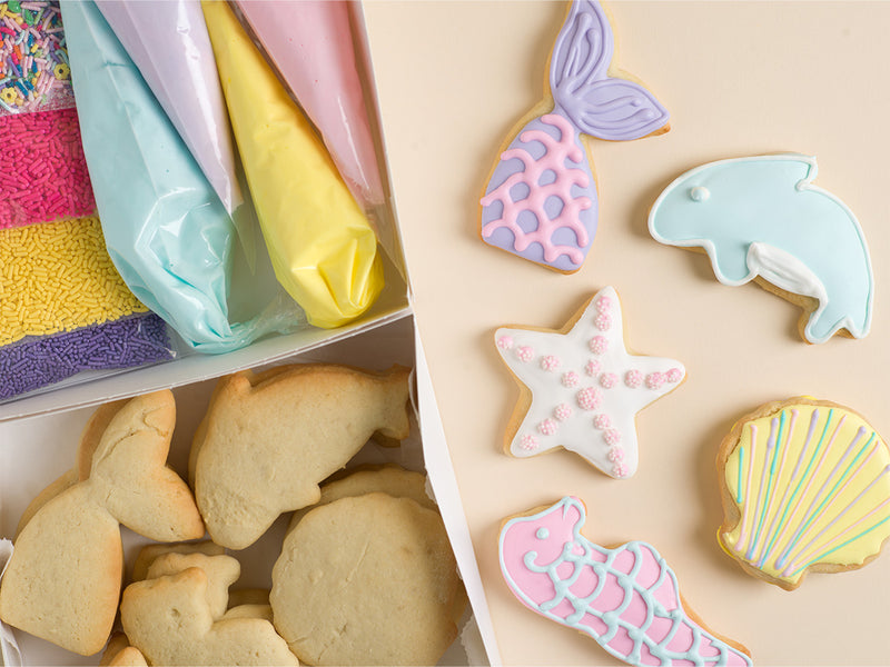 Ocean Mermaids Deluxe Cookies To Decorate Kit